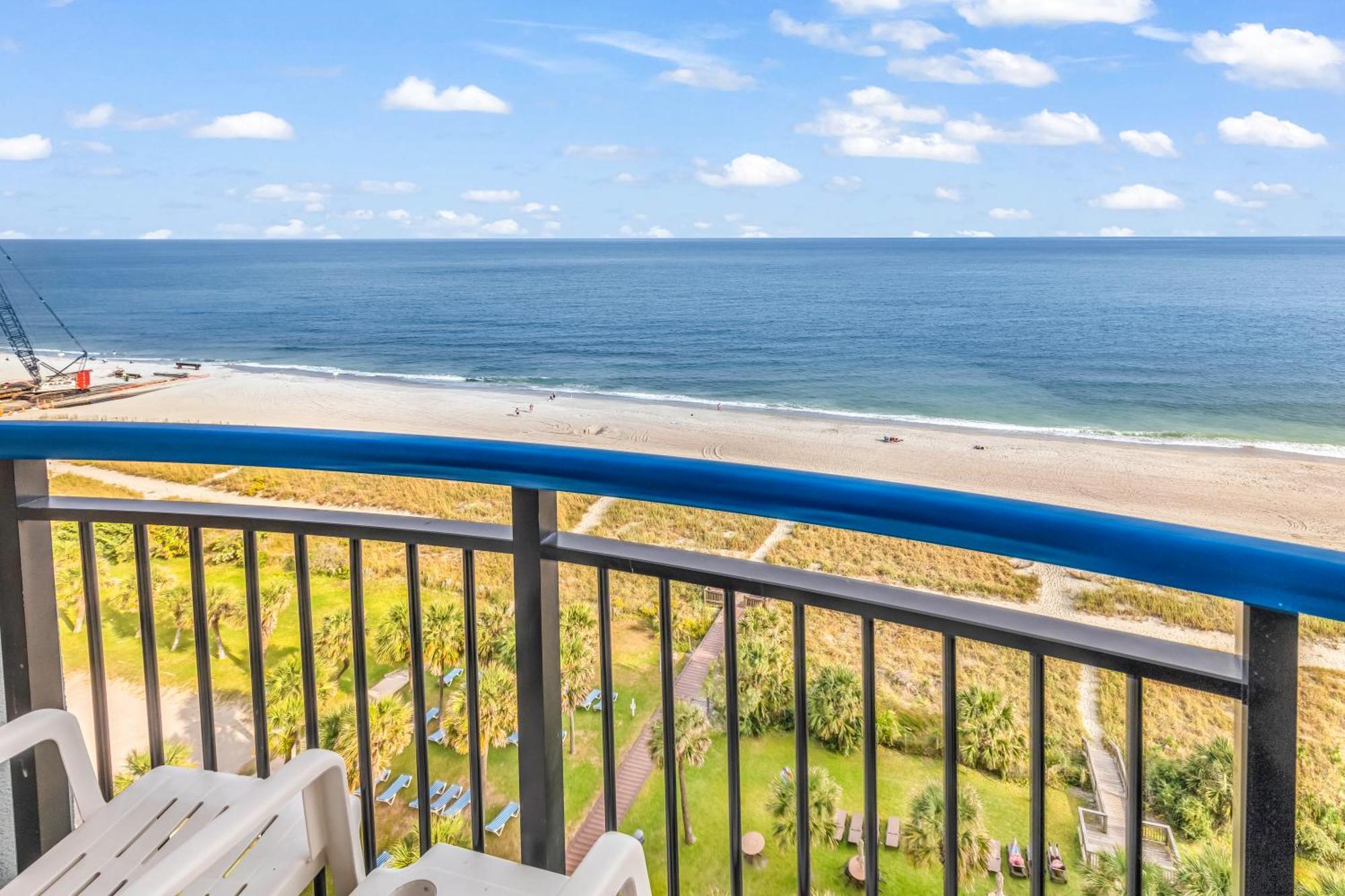11-Th Floor Oceanfront Beach Resort With Private Balcony Миртл-Бич Экстерьер фото